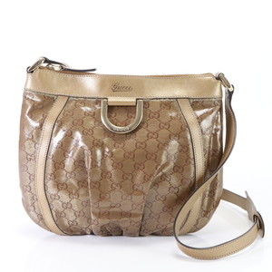 Gucci GG Crystal Abbey Leather Crossbody Bag